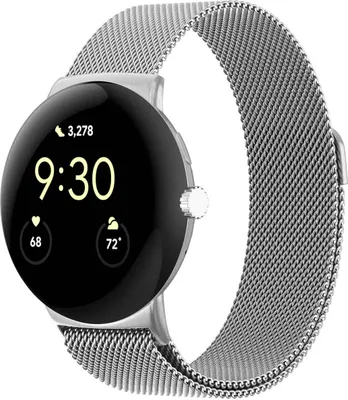 Produktbild von imoshion Magnetisches Milanaise Armband für Google Pixel Watch 3 / 4 (45 mm) - Silber
