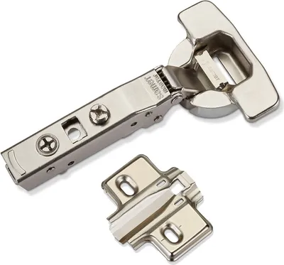 Produktbild von 2 x Master Toolless T45 Topfband werkzeuglose Topfmontage Innenanschlag 110° ungedämpft Kreuzplatte mit