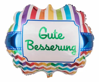 Produktbild von SuperShape Folienballon "Gute Besserung" | 63x55cm