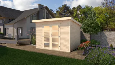 Produktbild von Finnwood Gartenhäuser Ben Hamar, KI-generiertes Bild