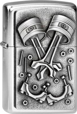Produktbild von Zippo 207 Motorpartien Street Chrom Windschutz leichter