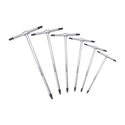 Obrázek produktu pro Usag 280 TTS/SE6 Sada 6 šestihranných klíčů s vnějším T závitem s kulovou hlavou 2,5-8 mm