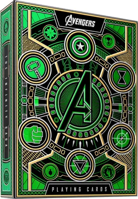 Immagine prodotto di Carte da gioco Avengers - La saga dell'infinito Versione verde