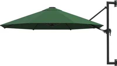 Zdjęcie produktu dla Parasol ścienny na metalowym słupku, 300 cm, zielony
