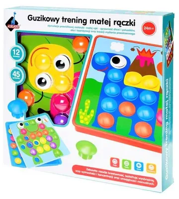 Imagen del producto de Puzzle con botones para estimular la motricidad fina, Askato