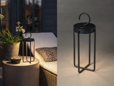 Produktbild von Konstsmide LED Designer-Laterne Manorola | schwarz | Indoor/Outdoor  | 7820-750