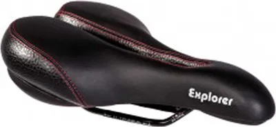 Produktbild von P&P Pro Cycling Bequemsattel Explorer 810 schwarz, Unisex, 265x172mm, ca. 422g