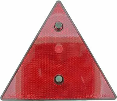 Image de Catadioptre Rouge Adaptable, Livré Avec 2 Vis De Fixation