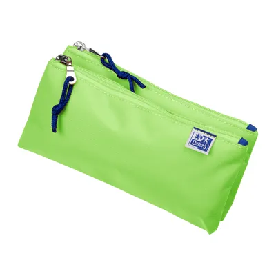 Obrázek produktu pro Oxford 400169969 Oxfordský dvojitý penál, polyester, světle zelený
