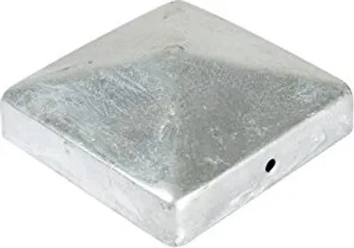 Produktbild von Pfostenkappe feuerverzinkt 101 x 101 mm Pyramide Kappe für Pfosten 10 x 10 cm