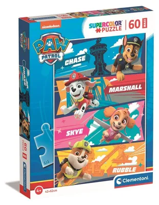 Image de Clementoni puzzle 60 maxi SuperKolor Paw Patrol 26592