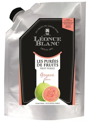 Produktbild von Leonce Blanc Guaven-Frucht-Püree 1kg Goiaba-Püree exotische Guave süß-säuerlich