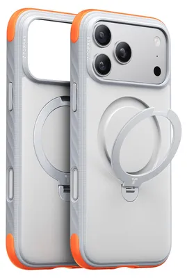 Zdjęcie produktu dla Etui MagSafe do telefonu Apple iPhone 18 Pro / 17 Pro, marki Torras, model Ostand Q3, kolor biały