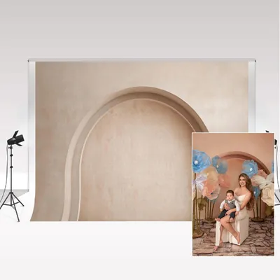 Zdjęcie produktu dla Tło fotograficzne - Boho, vintage, łuk, 3 x 2 metry