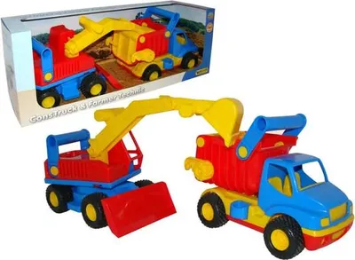 Zdjęcie produktu dla Wywrotka ConsTruck i koparka ConsTruck