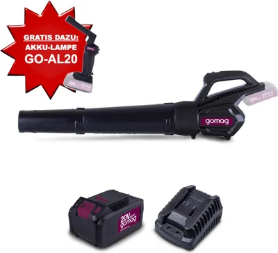 Produktbild von Gomag GO-LAB700 Akku-Laubbläser Bläser 516m3/h 20V inkl. Zubehör
