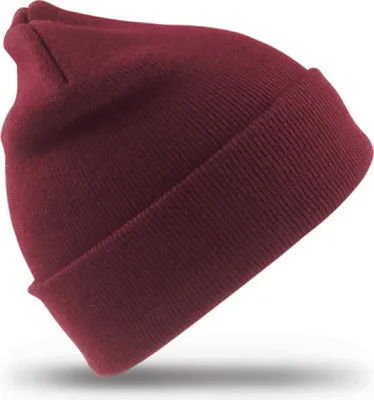 Produktbild von Result Winter Essentials RC029J | Kinder Mütze Woolly Ski Hat / Robustes Strickgewebe - Farbe: Burgundy - Größe: One Size