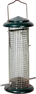 Obrázek produktu pro Kovová krmítka pro ptáky – Krmítka pro volně žijící ptáky – Nerezový rám – Zelená – 11513