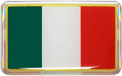 Immagine prodotto di Adesivo 3D bandiera Italia HQ, 28x47mm