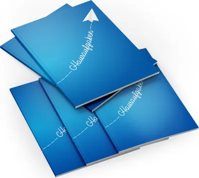 Produktbild von itenga SET 5x Papierflieger Blau (Motiv 16) Hausaufgabenheft DIN A5, 96 Seiten