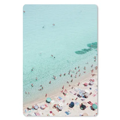 Produktbild von MuchoWow® Mauspad Mousepad Meer - Strand - Sonnenschirme - Blau - Sommer 18x27 cm - Mousepads - Maus Mat - Pad - Mausunterlage