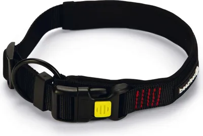 Image de Beeztees Parinca Premium - Collier pour chien - nylon - noir - 50-55 cm x