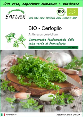 Immagine prodotto di SAFLAX Garden to go -- Cerfoglio - 800 semi - Anthriscus