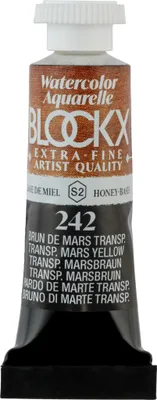 Produktbild von Blockx 3x Aquarellfarbe, Tube 5ml Marsbraun transparent 43242BXC