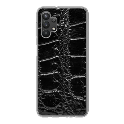 Produktbild von MuchoWow® Handyhülle Schutzhülle Hülle für Samsung Galaxy A32 5G Tiermuster - Krokodile - Leder Silikon Softcase Handy Hülle - Softcase