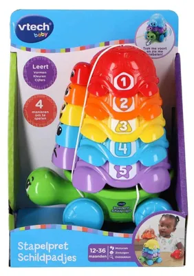 Produktbild von VTech Baby Stapelpret Schildpadjes, 1 Jahr(e), Kunststoff, Mehrfarbig