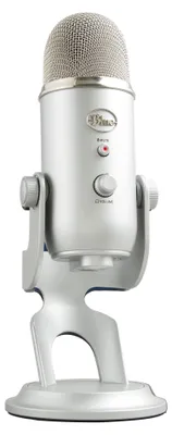 Produktbild von Blue Microphones Yeti Professionelles USB-Mikrofon für Aufnahmen, Streaming, Podcasting, Broadcasting, Gaming, Voiceover und mehr, Plug 'n Play auf PC und Mac - Silber