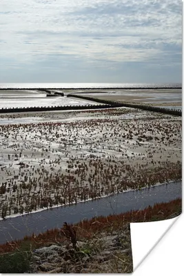 Produktbild von MuchoWow® Poster Meer - Sand - Himmel 60x90 cm - Wanddekoration