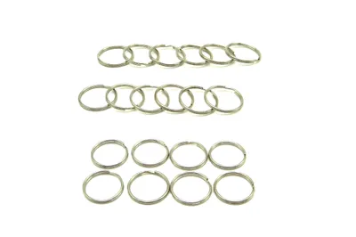 Produktbild von Schlüsselringe verschiedene Größen 20 - 25 - 30 mm Ø 21 Stück