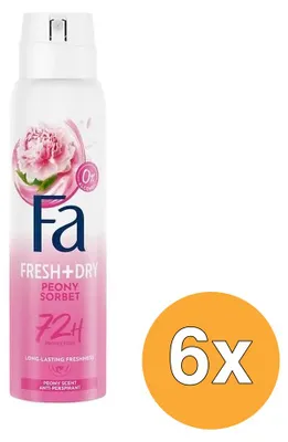 Productafbeelding van 6x Deo-spray – Zoete Roos, 150 ml