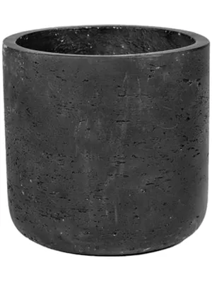 Produktbild von Pottery Pots Charlie, Topfpflanzer, Freistehend, Ton, Schwarz, Rund, Drinnen/Draußen