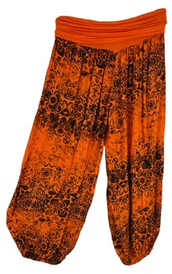 Produktbild von Bohemian Haremshosen mit Blumenmuster