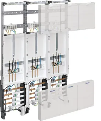 Produktbild von HAGER Komplettfeld 3ZP universZ ZL31X4N H1050mm 3-feld Thüringen