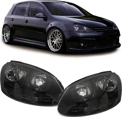 Produktbild von Scheinwerfer GTI schwarz für VW Golf 5 + Jetta III