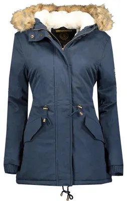 Imagen del producto de Geographical Norway Damen Parka AMPURIA, color azul oscuro, talla S, modelo WQ833F/GN-NAVY