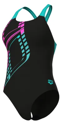 Produktbild von Arena GRAPHIC SWIMSUIT SWIM Damen BLACK-WATER 36