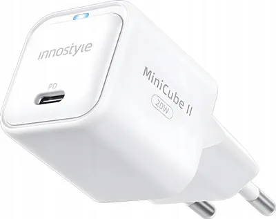 Obrázok produktu pre Innostyle Rýchla Nabíjačka Cube USB-C 20W Usb Typ C GaN II Pro iPhone LED