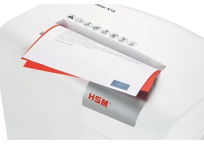 Produktbild von HSM X15, Partikelschnitt-Zerkleinerung, 23 cm, 4 mm, 26 l, 57 dB, Tasten