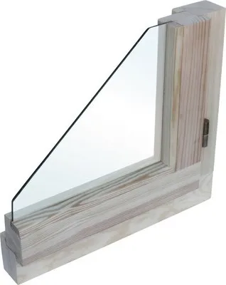 Obrázek produktu pro Dřevěné okno O1A jednoduché 90 x 90 cm pravé, borovice