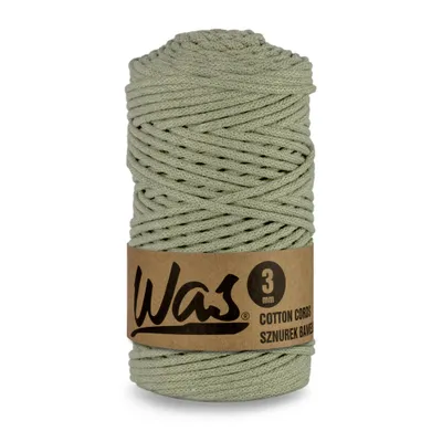Produktbild von Baumwollkordel Geflochtene Baumwollschnur Polyesterkernschnur Für Makramee Makramee-Seil Bastelkordel 3mm 100m olivengrün DIY WAS