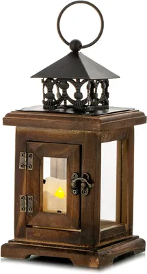 Immagine prodotto di Lanterna decorativa per candele, stile rustico