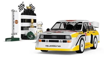 Productafbeelding van Audi Sport quattro S1 E2 rallyauto, modelbouwsset, schaal 1:35, 229 onderdelen