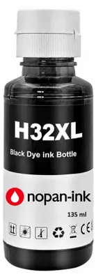 Image de Bouteille d'encre HP 32XL 32 XL 1VV24AE compatible pour HP Smart Tank 455 457 500 513 530 Noir Haute capacité 135 ml