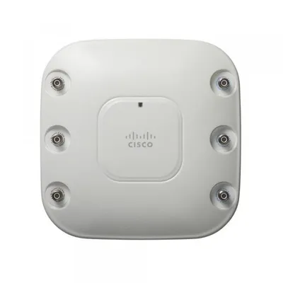 Produktbild von Cisco AIR-AP1262N-C-K9, 300 Mbit/Sek, 10, 100, 1000 Mbit/Sek, 2.4/5 GHz, IEEE 802.11a, IEEE 802.11b, IEEE 802.11g, IEEE 802.11n, IEEE 802.1x, IEEE 802.3af, Ethernet (RJ-45), WPA, WPA2
