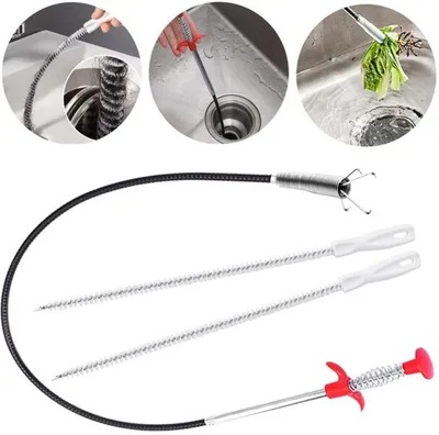 Imagen del producto de Kit de limpieza para la eliminación eficaz de residuos en tuberías y conductos de desagüe