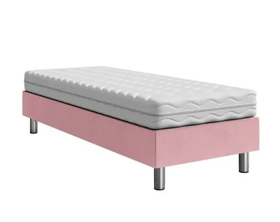 Obrázek produktu pro Čalouněná jednolůžková postel 90x200 NECHLIN 2 - růžová